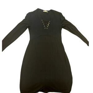 Tart black stretchy lined dress